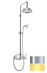 Изображение товара Душевая система Webert Dorian DO760405017, хром/золото