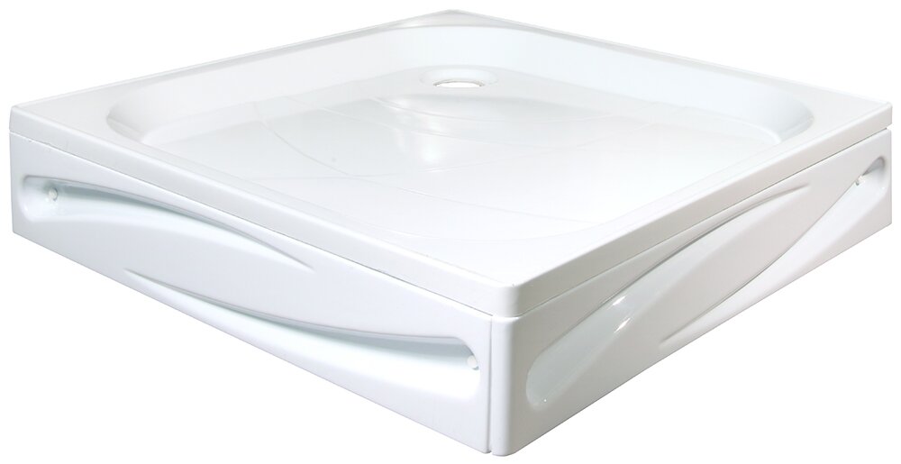 Изображение товара Душевой поддон 1MarKa Freya New 91.5x91.5 см квадратный акрил Россия низкий бортик