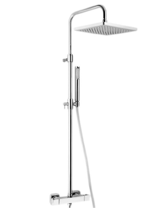 Изображение товара Душевая система Webert Azeta AA980507015 Metal, термостатический, с верхним душем Metal, хром Изображение товара Душевая система Webert Azeta AA980507015 Metal, термостатический, с верхним душем Metal, хром