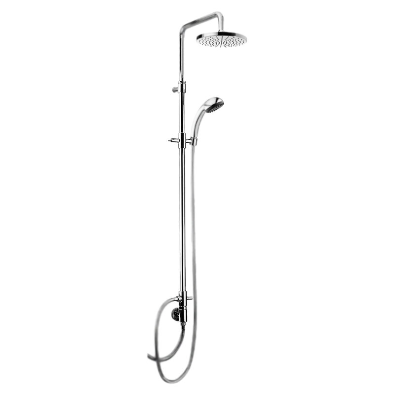 Изображение товара Душевой гарнитур Webert Comfort AC0729015 Metal с верхним душем, хром, 1 режим струи
