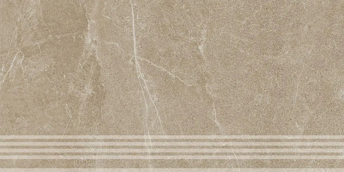 Изображение товара Ступень, керамогранит Kerama Marazzi Эстерель KM6060G0491RGRF, 30 x 60 см, бежевый Изображение товара Ступень, керамогранит Kerama Marazzi Эстерель KM6060G0491RGRF, 30 x 60 см, бежевый