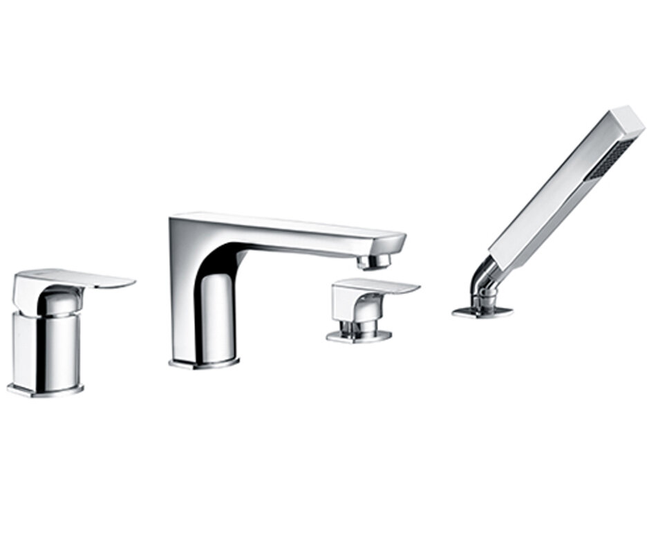 Изображение товара Смеситель WasserKRAFT 2755 для ванны на 4 отверстия хром