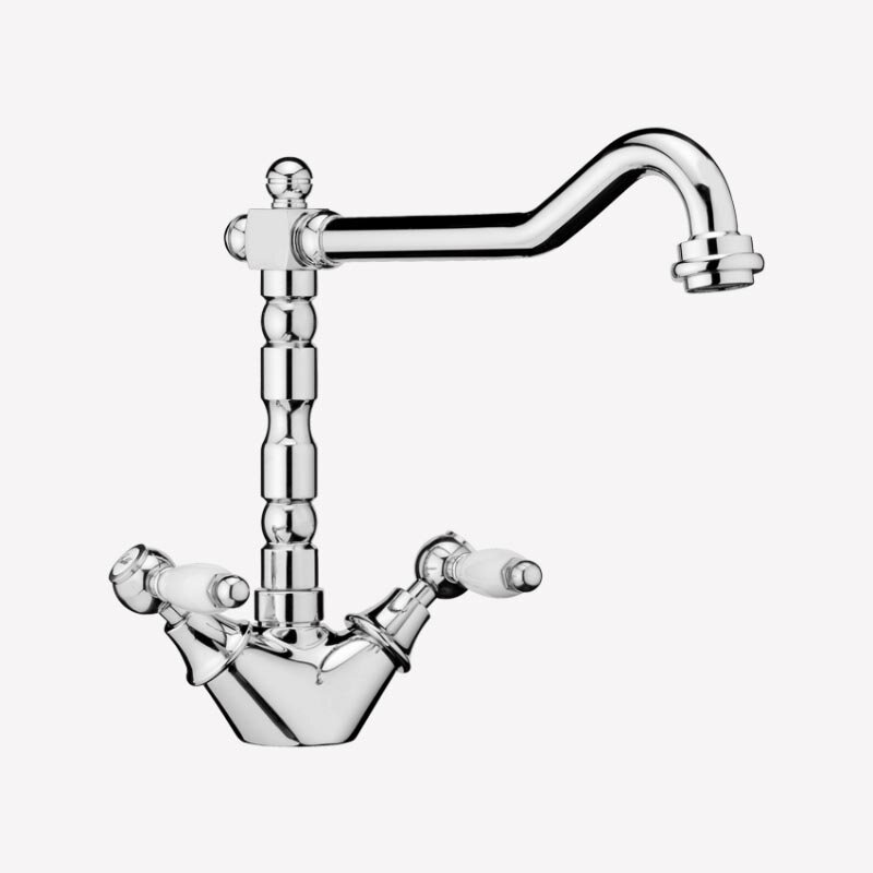 Изображение товара Смеситель Webert Kitchen Dorian DO780102015 в хроме для кухни