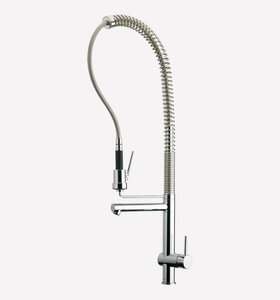 Изображение товара Смеситель Webert Kitchen Springy SN921402015 для кухни, хром, пружинный излив