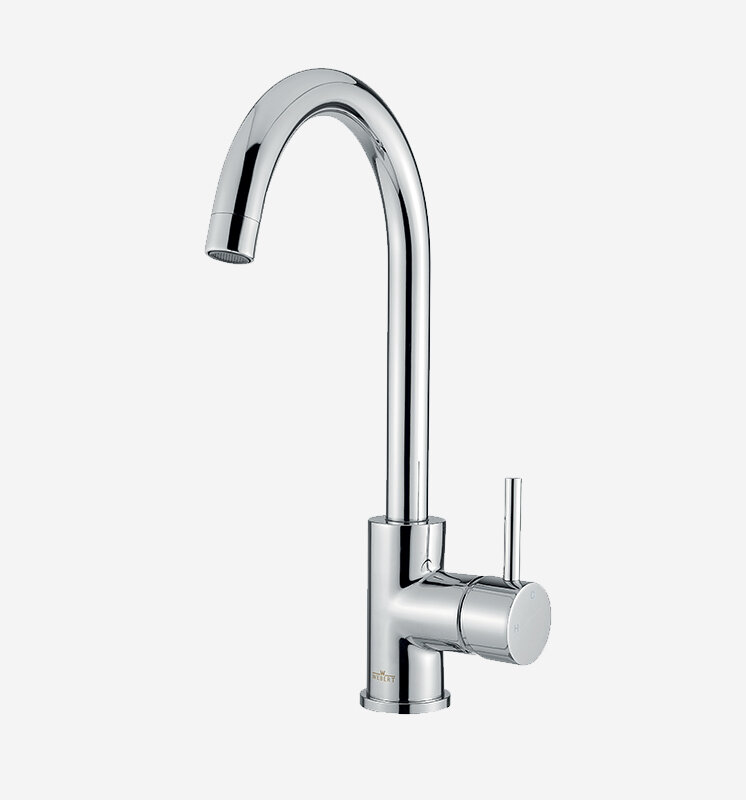 Изображение товара Смеситель Webert Kitchen Yen YN920302015 с высоким поворотным изливом Изображение товара Смеситель Webert Kitchen Yen YN920302015 с высоким поворотным изливом