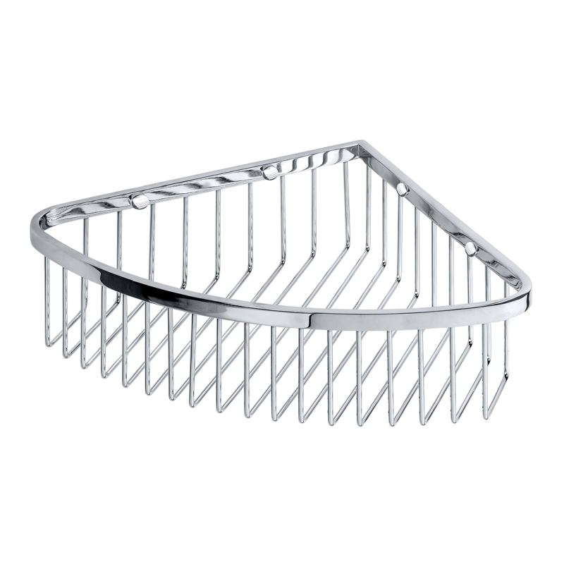 Изображение товара Угловая полка Bemeta Cytro 146208332 хром из латуни 23x21x7 см