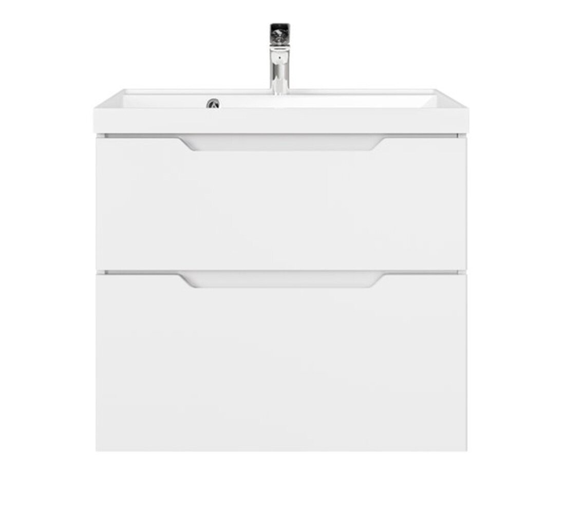 Изображение товара Тумба под раковину Raval Wector Wct.01.70/P/W/MD, 70 см, подвесная, белая Изображение товара Тумба под раковину Raval Wector Wct.01.70/P/W/MD, 70 см, подвесная, белая
