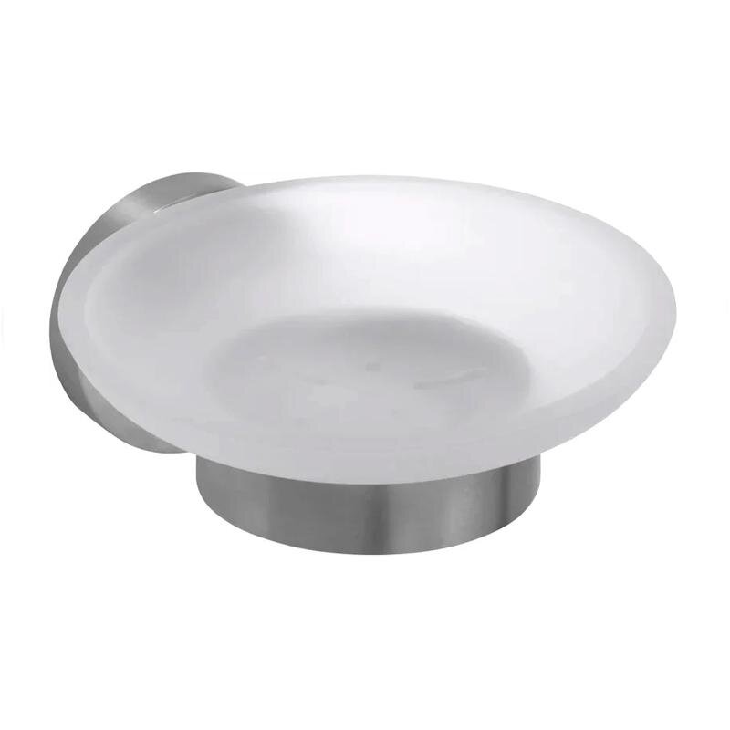 Изображение товара Мыльница настенная Bemeta Neo хром матовая круглая 11x12.5x5.5 см