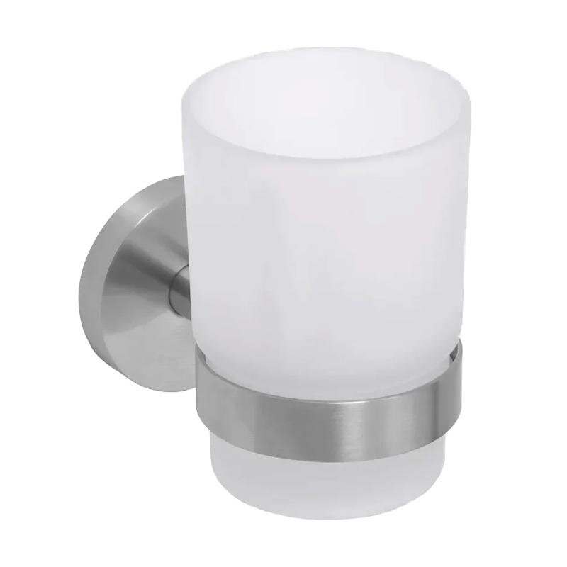 Изображение товара Стакан для зубных щеток Bemeta Neo 104110015 хром матовый 7х10.5х9.5 см