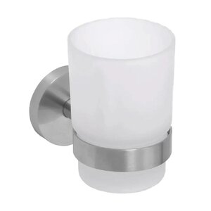 Изображение товара Стакан для зубных щеток Bemeta Neo 104110015 хром матовый 7х10.5х9.5 см Изображение товара Стакан для зубных щеток Bemeta Neo 104110015 хром матовый 7х10.5х9.5 см