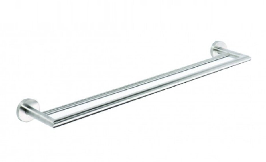 Изображение товара Полотенцедержатель двойной из нержавеющей стали с матовым хромом 65.5 см Bemeta Neo