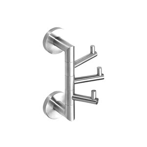 Изображение товара Крючок тройной Bemeta Neo 104206075, поворотный, хром матовый