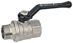 Изображение товара Шаровый кран Bugatti Oregon 305 1/2 нар-вн, рычаг для отопления и водоснабжения