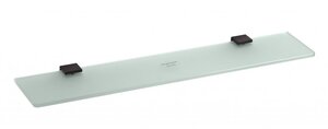 Изображение товара Полка стеклянная Bemeta Nero 135002240 60 x 11.8 x 1.9 cм, черный матовый