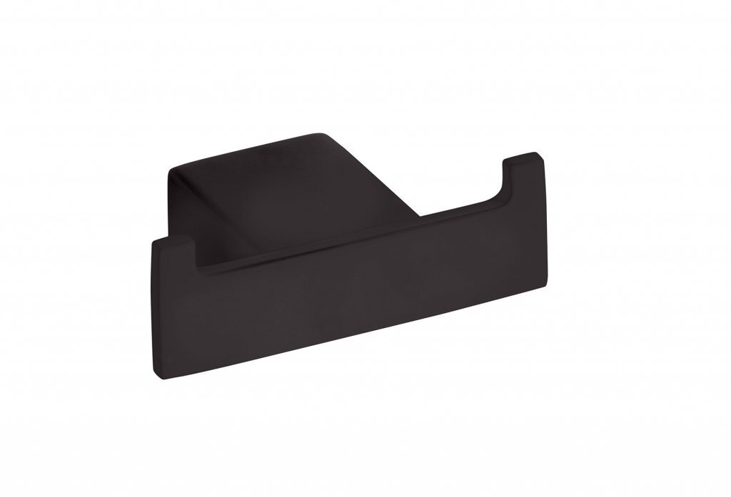 Изображение товара Крючок двойной Bemeta Nero 135006030 черный матовый латунь настенный