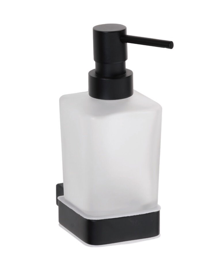 Изображение товара Дозатор жидкого мыла Bemeta Nero 135009040 6.5 x 12 x 15 см настенный, черный
