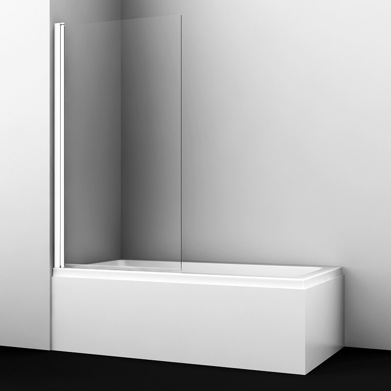 Изображение товара Стеклянная шторка WasserKraft 48P01-80WHITE распашная 80x140 см Изображение товара Стеклянная шторка WasserKraft 48P01-80WHITE распашная 80x140 см