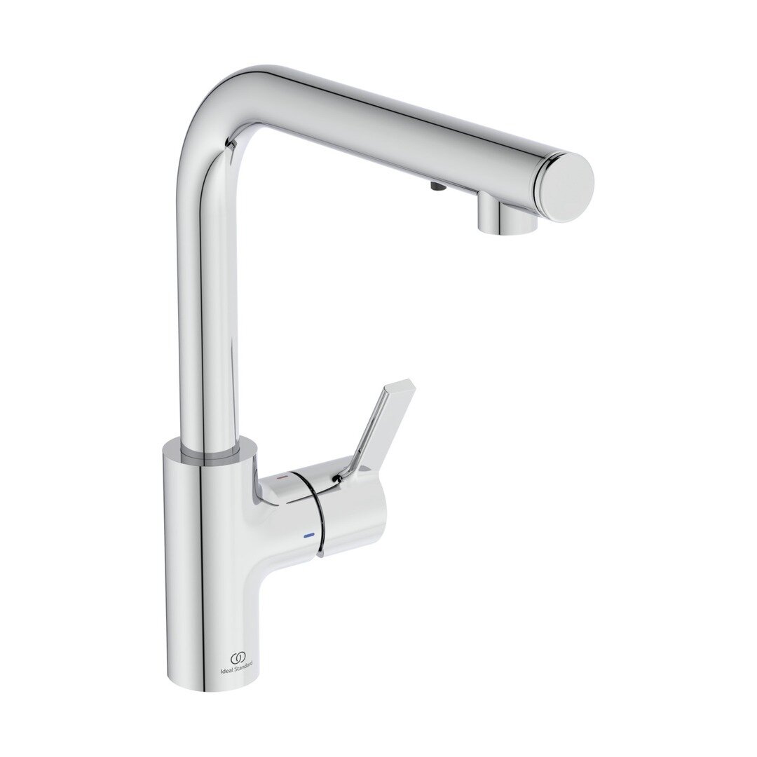 Изображение товара Смеситель для кухонной мойки Ideal Standard Gusto A7817AA, с интегрированным диспенсером для моющего средства, хром
