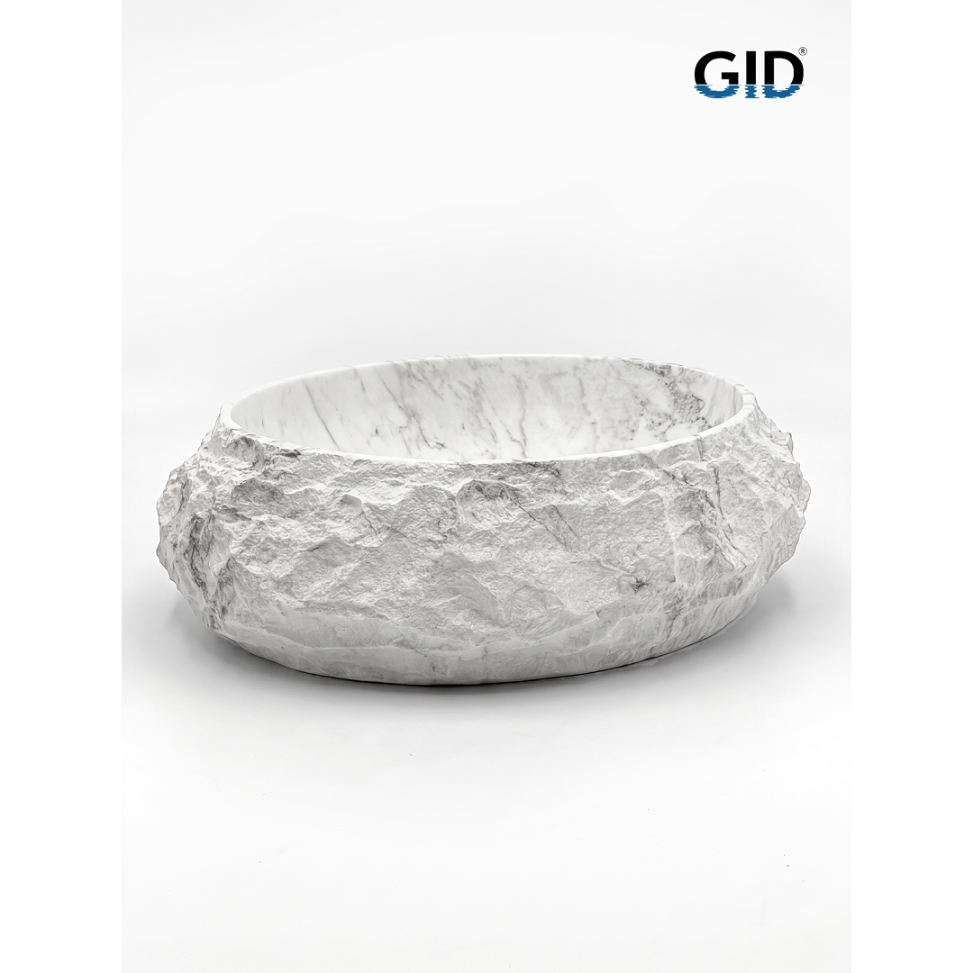 Изображение товара Раковина накладная Gid Montana 630-ws 54486, 48 см, искусственный камень, с донным клапаном, белая Изображение товара Раковина накладная Gid Montana 630-ws 54486, 48 см, искусственный камень, с донным клапаном, белая
