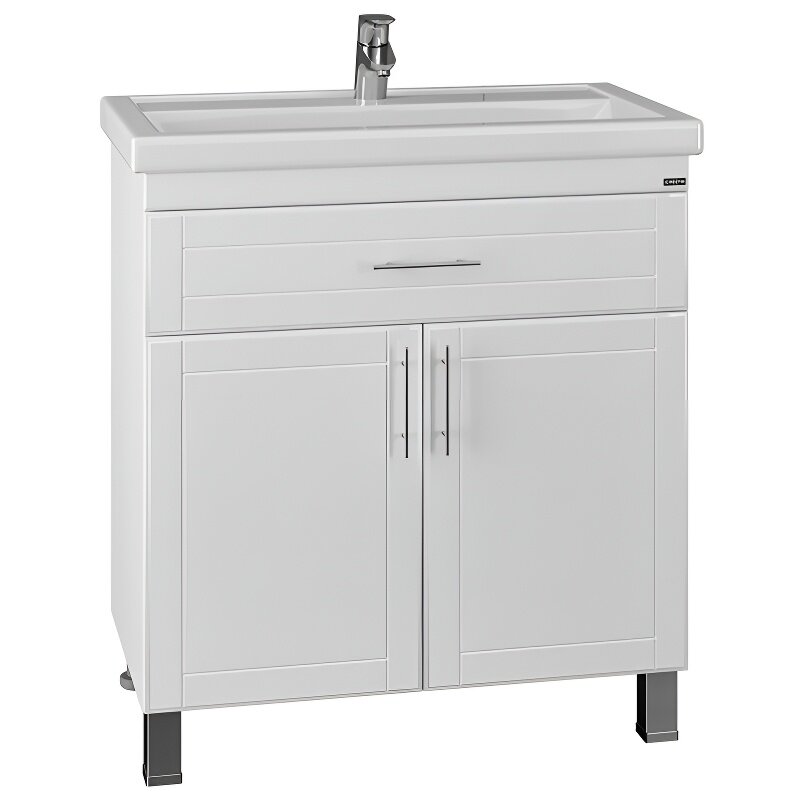 Изображение товара Тумба под раковину СаНта Дублин 80 223005 напольная белая