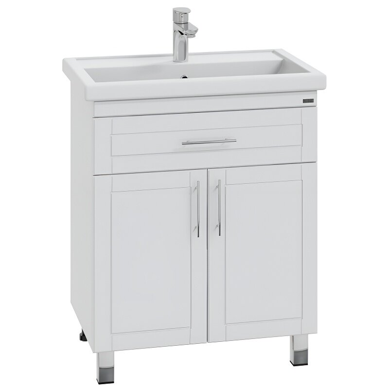 Изображение товара Тумба под раковину СаНта Дублин 223004 70 см напольная белая Россия