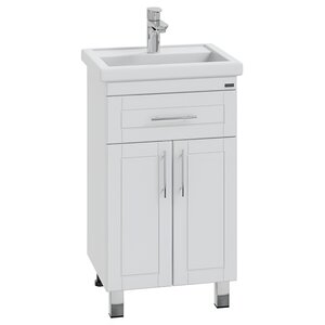 Изображение товара Тумба под раковину СаНта Дублин 223002, 50 см, напольная, цвет белый