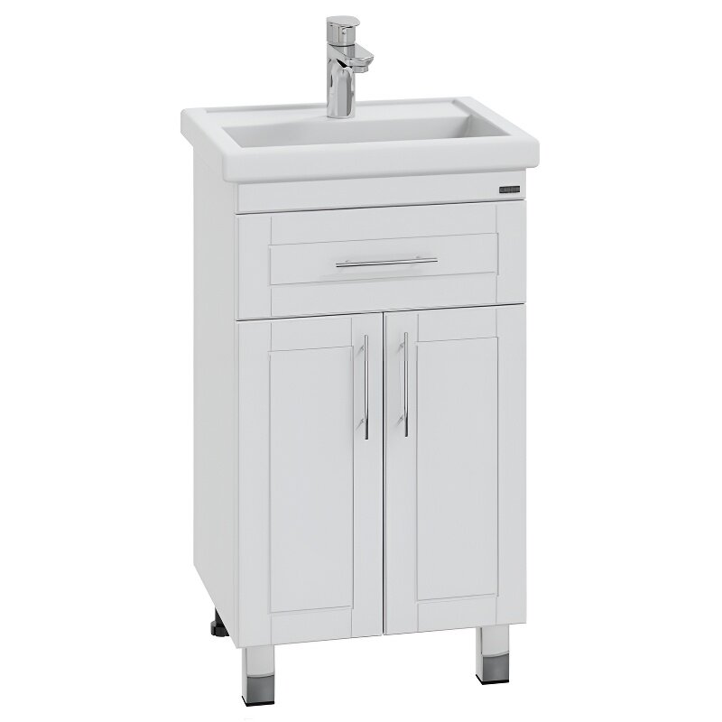 Изображение товара Тумба под раковину СаНта Дублин 223002, 50 см, напольная, цвет белый