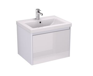 Изображение товара Тумба под раковину Velvex Klaufs 60 tpKLA.60.1Y-616.216 подвесная, 1 ящик, белый глянцевый