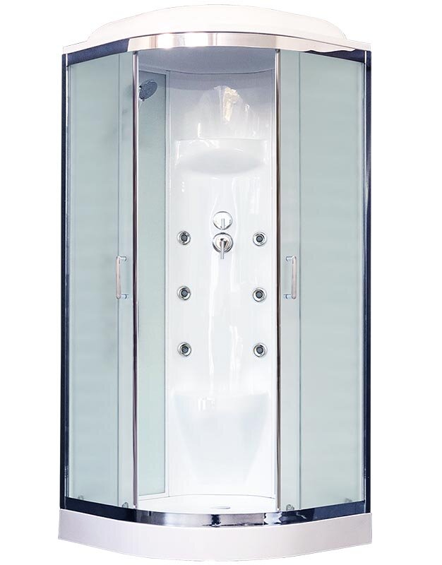 Изображение товара Душевая кабина Royal Bath RB90HK7-WC-CH 90x90 см с гидромассажем