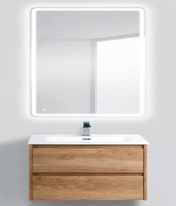 Изображение товара Тумба под раковину BelBagno KRAFT-1000-2C-SO-RNN 100 см, подвесная, Rovere Nebrasca Nature
