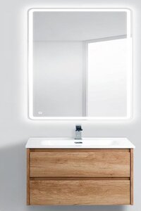 Изображение товара Тумба под раковину BelBagno KRAFT-900-2C-SO-RNN 90 см, подвесная, Rovere Nebrasca Nature