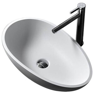 Изображение товара Раковина NTBagno Napoli NT404, 60 х 35 х 16 см, цвет белый матовый