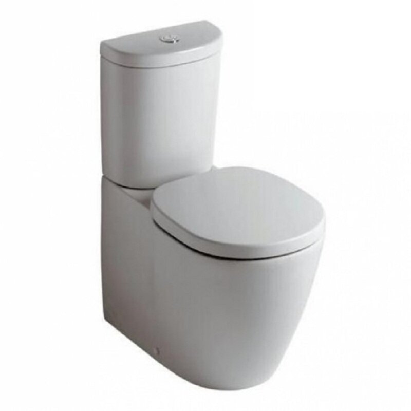 Изображение товара Напольный безободковый унитаз Ideal Standard Connect AquaBlade, крышка микролифт