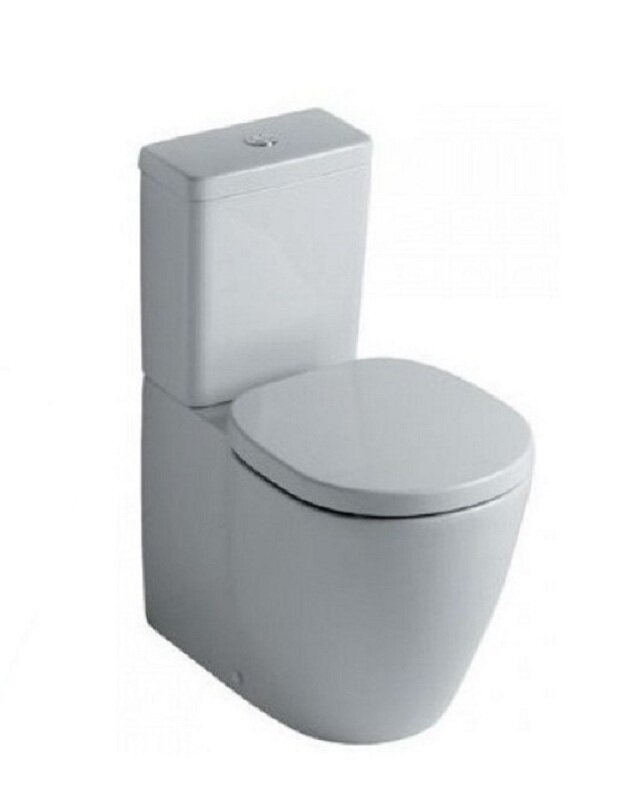 Изображение товара Напольный унитаз Ideal Standard Connect AquaBlade E039701 с бачком Cube E797001 безободковый