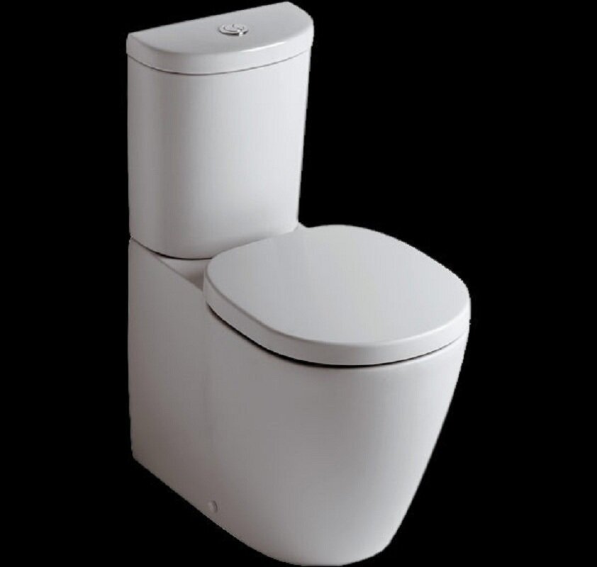 Изображение товара Напольный унитаз Ideal Standard Connect Е803701 с бачком E785601, безободковый