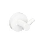 Крючок двойной Bemeta White 104106034, для одежды, белый матовый - фото 1 Крючок двойной Bemeta White 104106034, для одежды, белый матовый - фото 1