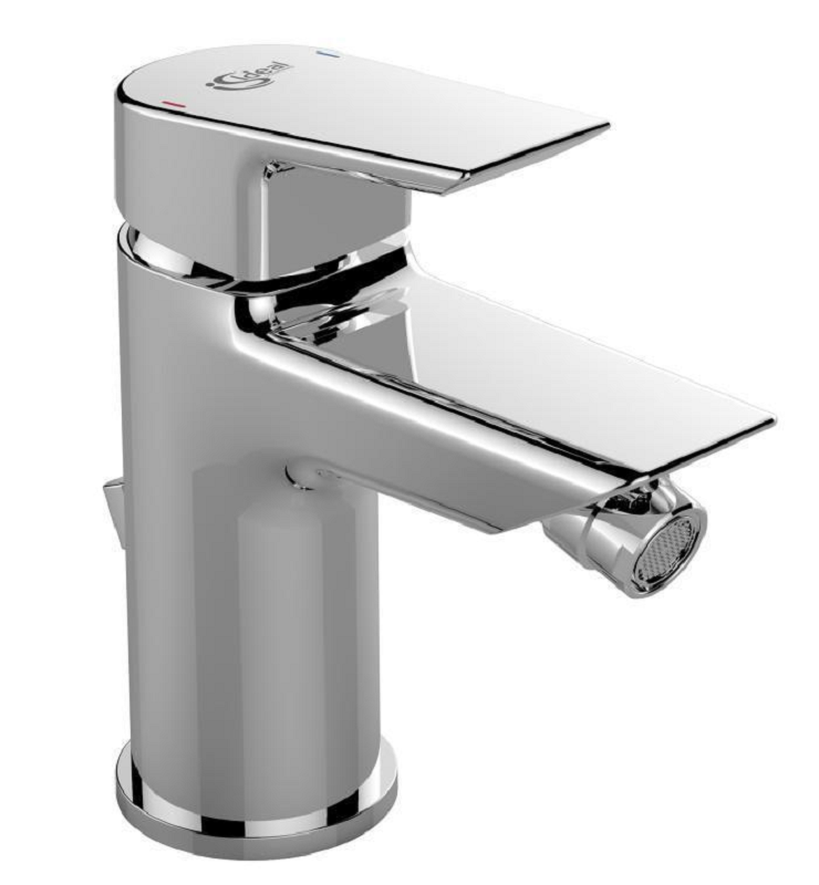 Изображение товара Смеситель для биде Ideal Standard Tesi A6579AA с донным клапаном и аэратором