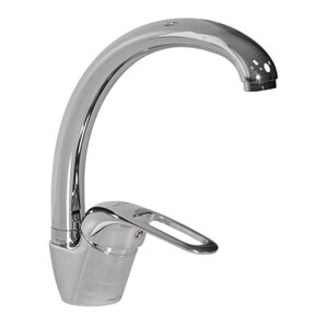 Изображение товара Смеситель для кухонной мойки Mixline ML05-032 хром 240 мм однорычажный