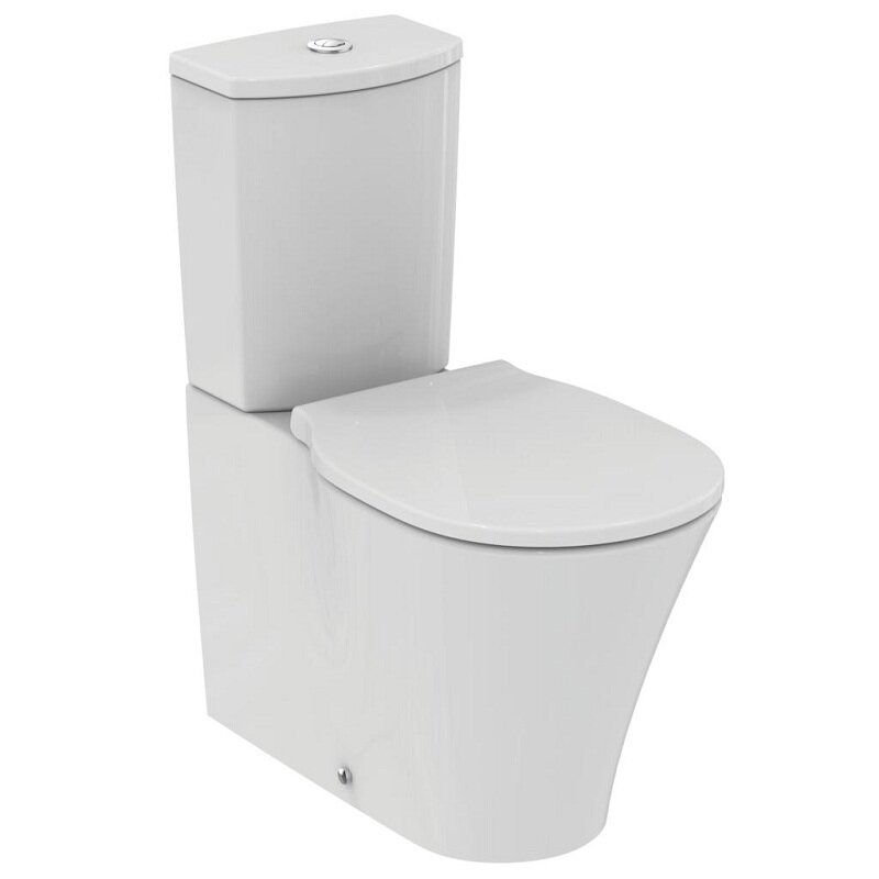 Изображение товара Напольный унитаз Ideal Standard Connect Air AquaBlade® E013701 с бачком E073901, безободковый