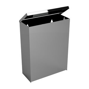 Изображение товара Корзина для мусора 6 л Bemeta Hotel 101915051 20.5 x 10.5 x 30.5 см, хром глянцевый