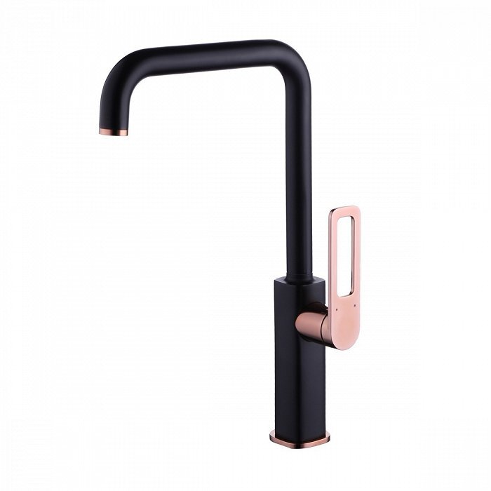 Изображение товара Кухонный смеситель Iddis Slide SLIBG00i05 черный високий с поворотным изливом