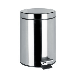 Изображение товара Ведро для мусора 20 л Bemeta Hotel с педалью и SoftClose хром глянцевый
