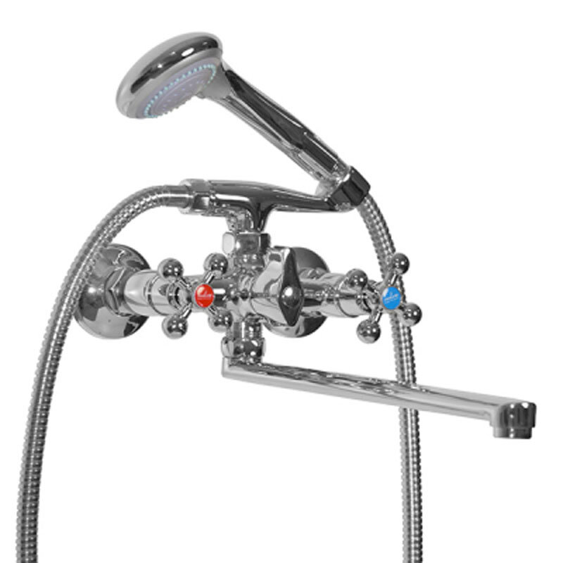 Изображение товара Смеситель для ванны и душа Mixline ML07-02 хром универсальный монтаж