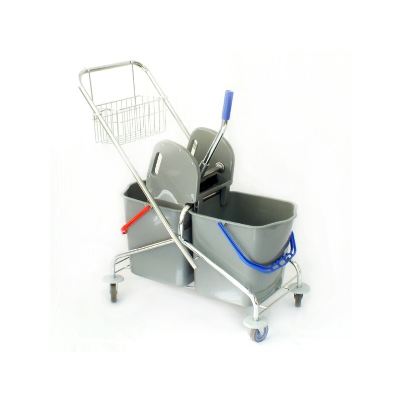 Изображение товара Тележка уборочная Merida HFW102 с двумя ведрами по 23 л и отжимом