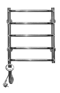Изображение товара Электрический полотенцесушитель Domoterm Стефано П5 40x50 см хром нержавеющая сталь