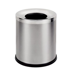 Изображение товара Ведро для мусора 7.5 л Bemeta Hotel хром матовый напольное