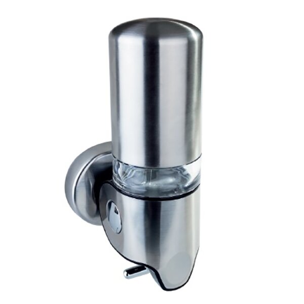 Изображение товара Диспенсер жидкого мыла из нержавеющей стали с хром матовым покрытием 350 мл