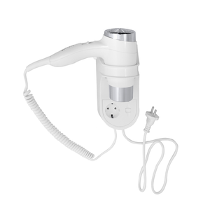 Изображение товара Настенный фен Bemeta Hotel 945233054 1400 Вт белый для ванной комнаты