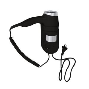 Изображение товара Фен настенный Bemeta Hotel 945233058 11 x 31 x 27 см, черный