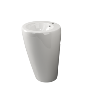 Изображение товара Раковина напольная Ceramicanova, 52,5 x 52 x 86 см, CN1807, сантехфарфор